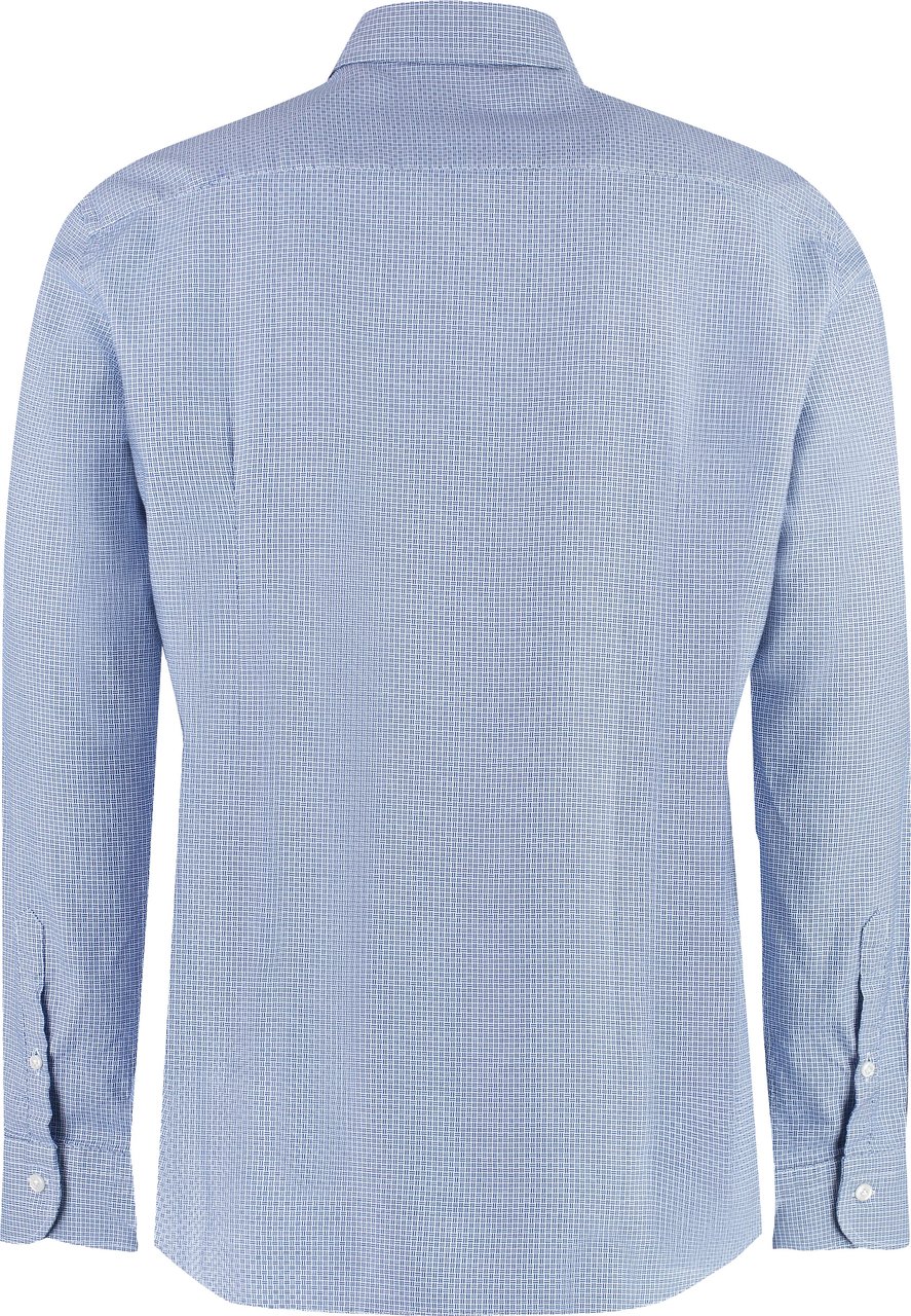 Bastoncino Printed cotton shirt Blauw