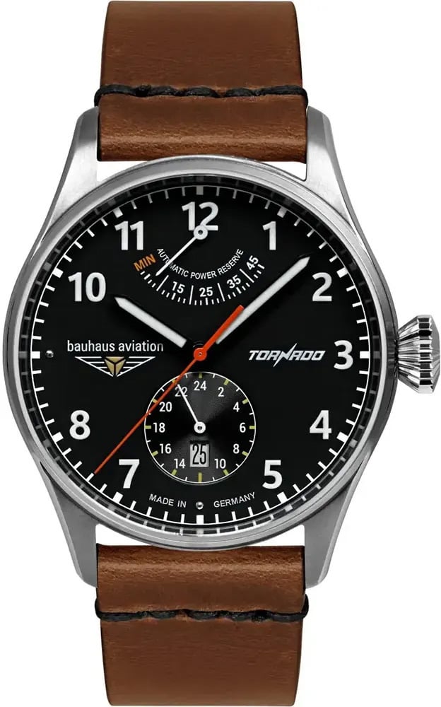 Bauhaus 2790-2 Aviation Tornado automatisch horloge Zwart