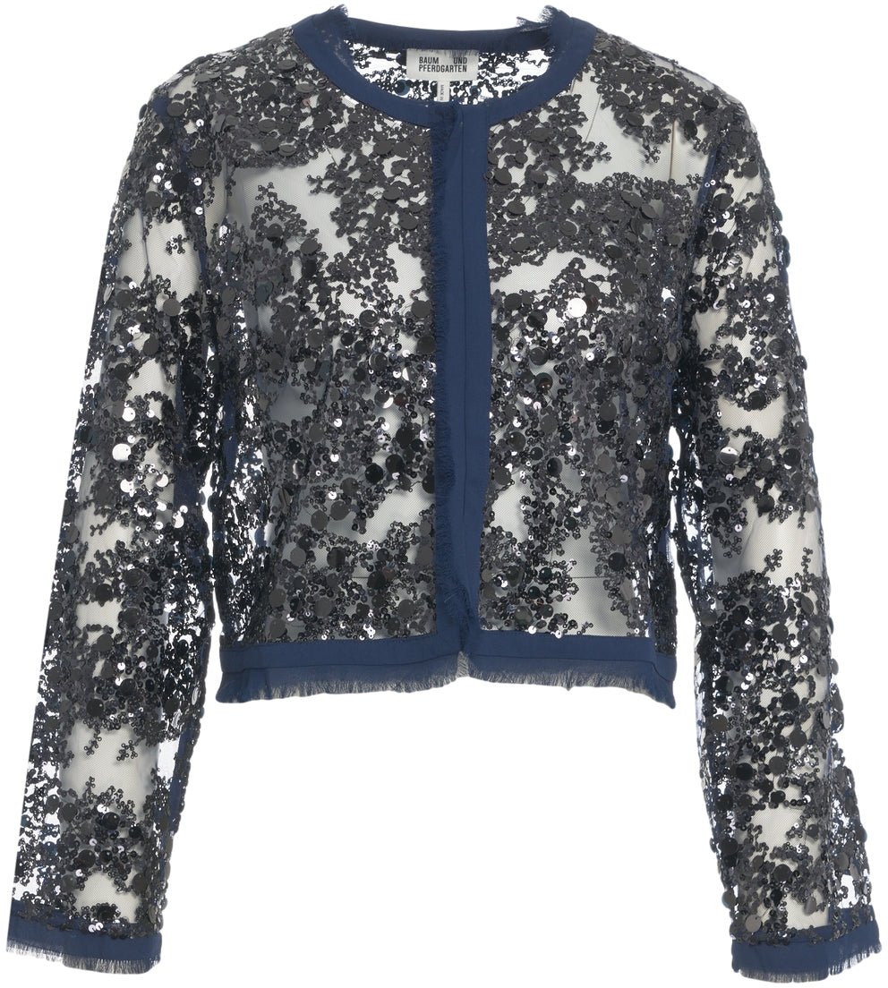 Baum Und Pferdgarten Jacket with sequins 'Bethina' Blauw