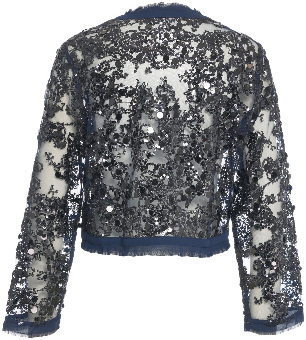 Baum Und Pferdgarten Jacket with sequins 'Bethina' Blauw