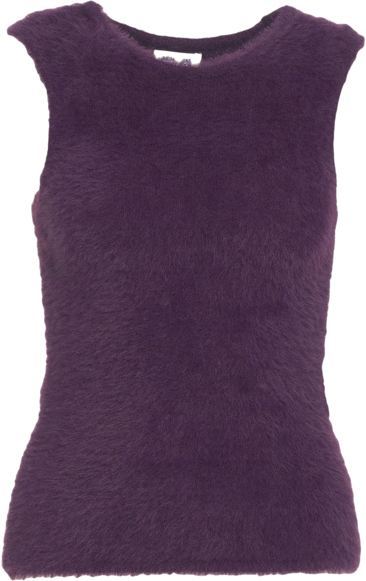 Baum Und Pferdgarten Fuzzy tank top 'Chaima' Paars