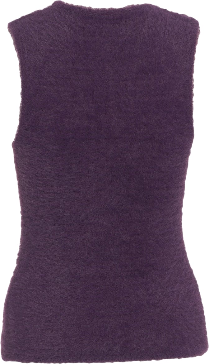 Baum Und Pferdgarten Fuzzy tank top 'Chaima' Paars