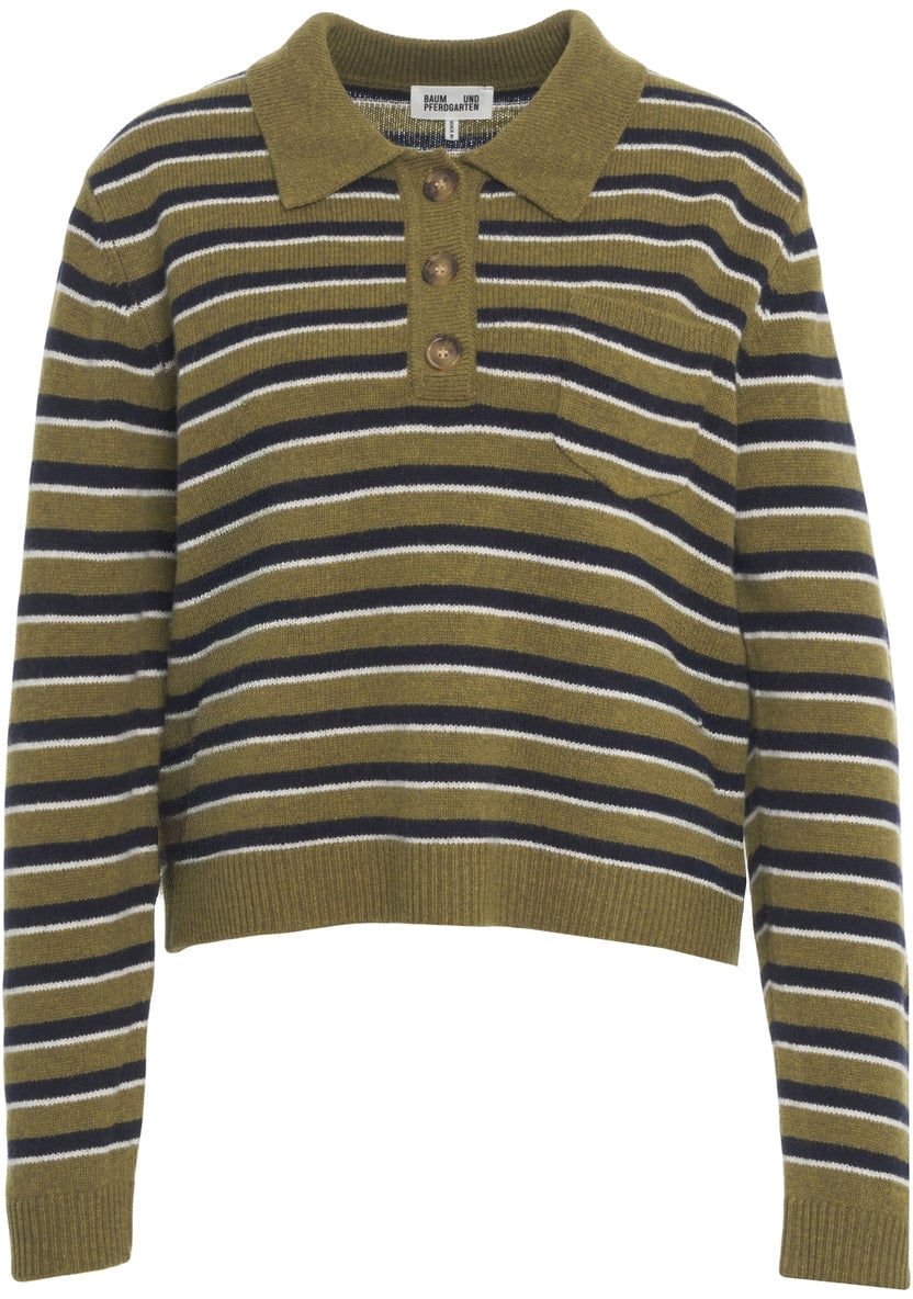 Baum Und Pferdgarten Striped sweater 'Cori' Groen