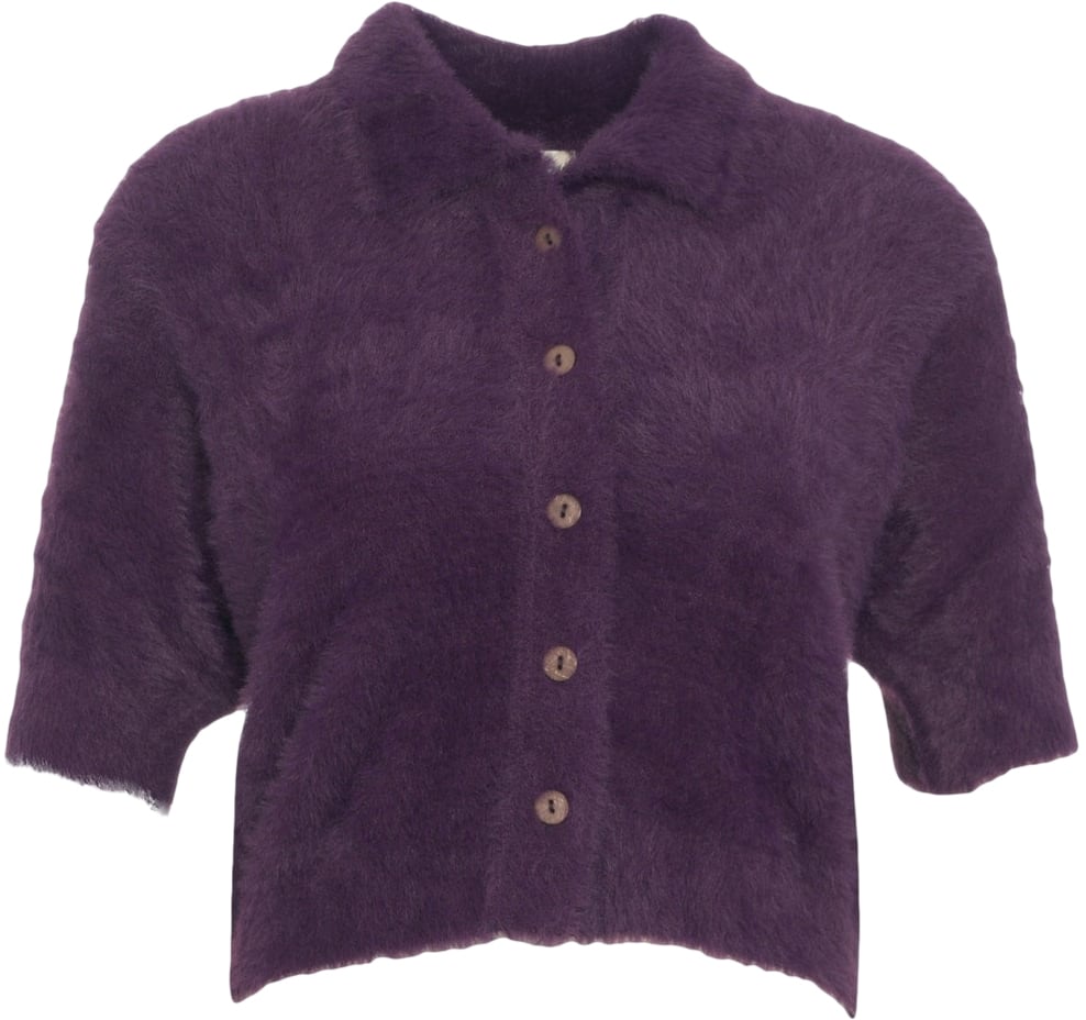 Baum Und Pferdgarten Fuzzy cardigan 'Cristin' Paars