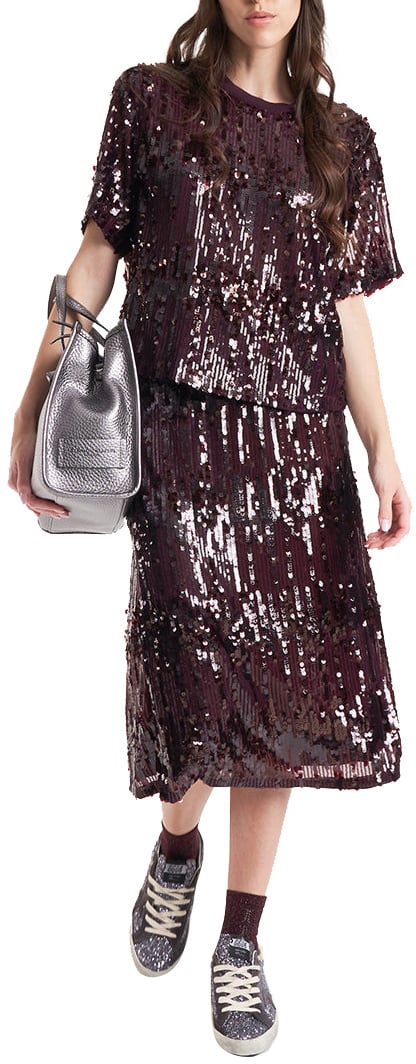 Baum Und Pferdgarten Sequined skirt 'Jaino' Paars