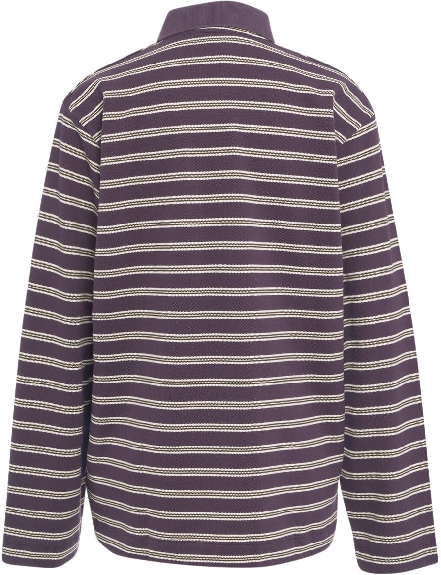 Baum Und Pferdgarten Striped polo shirt 'Jeanne' Paars