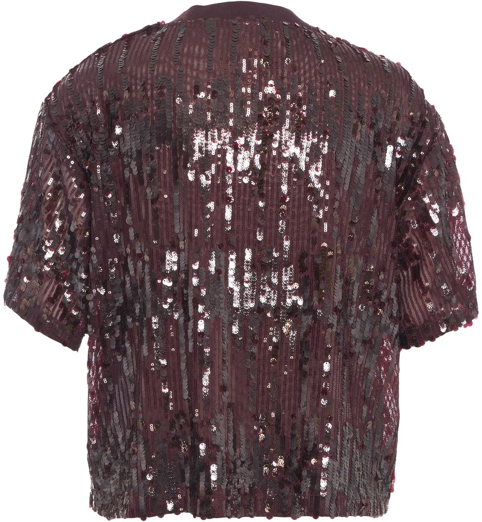 Baum Und Pferdgarten Sequined t-shirt 'Juli' Paars