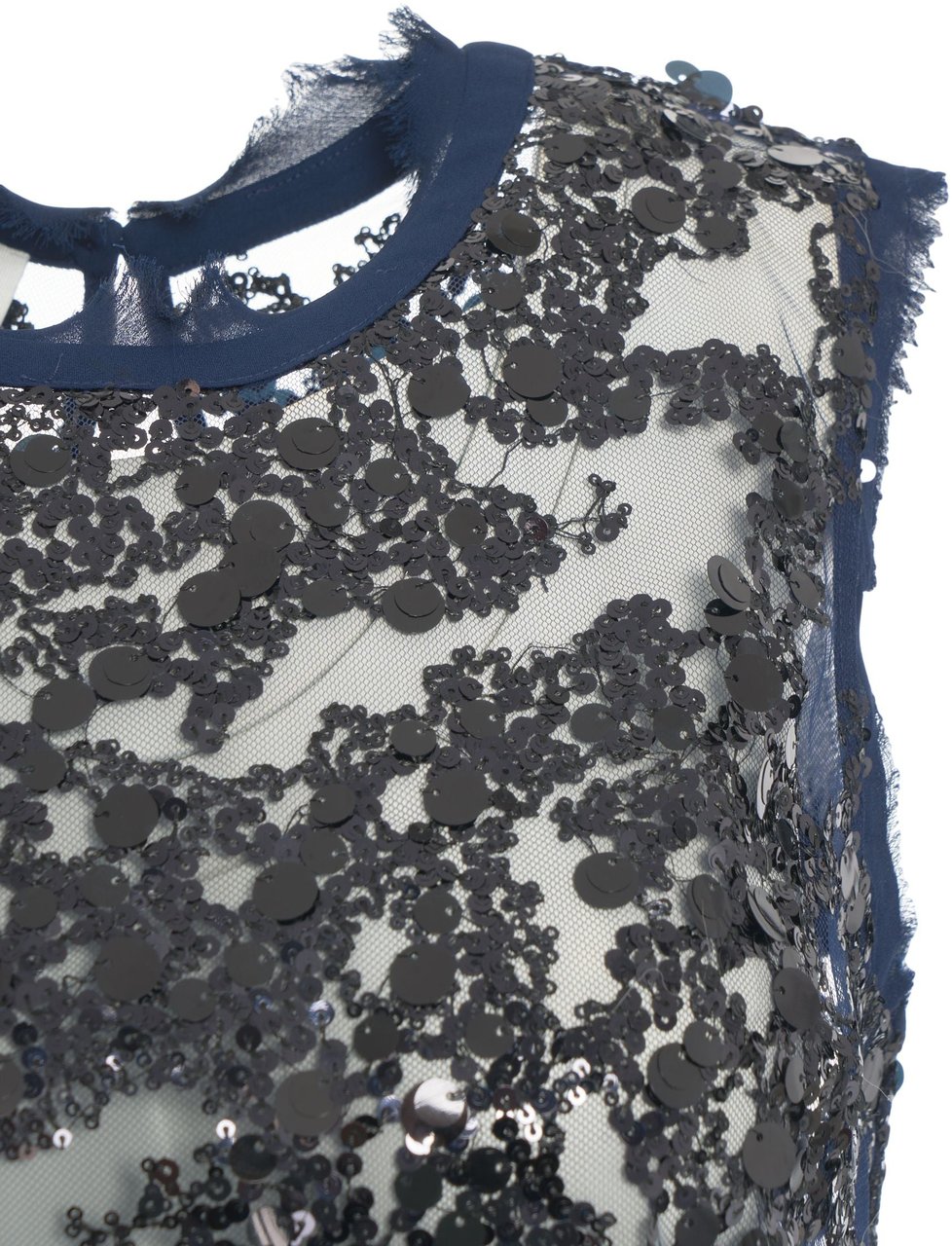 Baum Und Pferdgarten Top with sequins 'Manira' Blauw