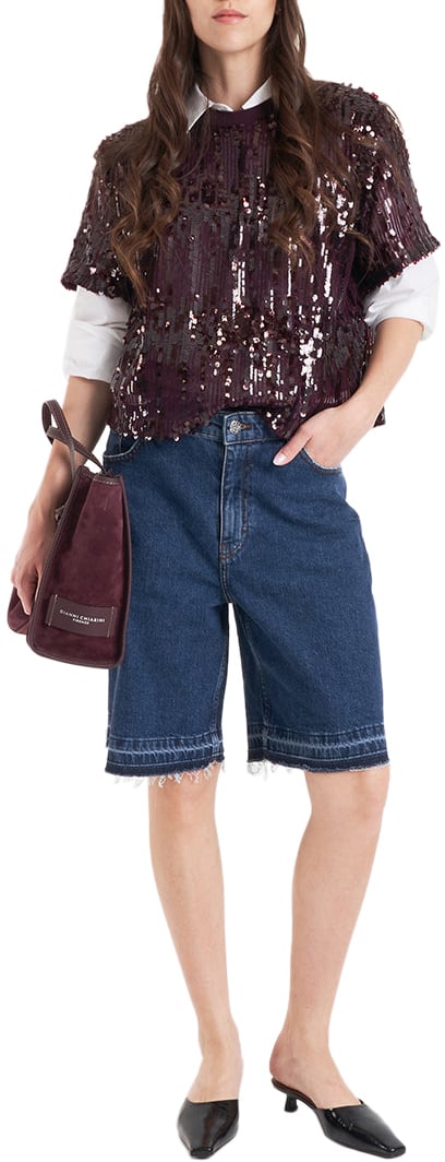 Baum Und Pferdgarten Denim bermuda shorts 'Nolie' Blauw