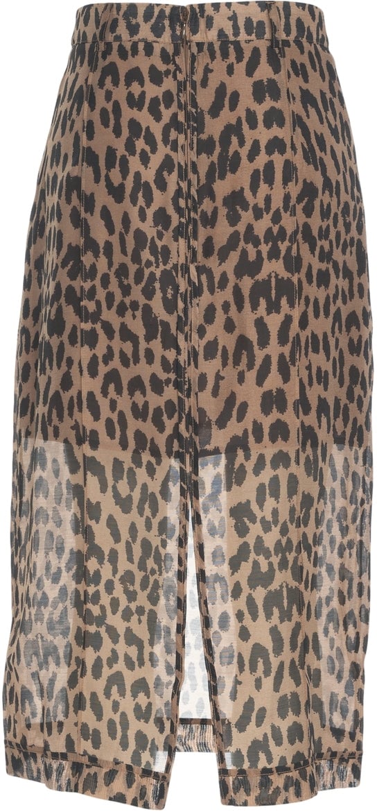 Baum Und Pferdgarten Skirt with animal print 'Shevin' Bruin