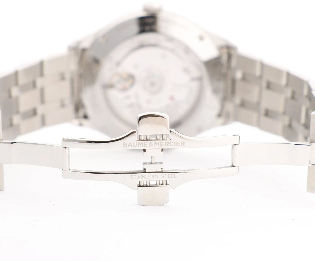 Baume & Mercier Baume & Mercier Clifton Vomatic M0A10505 6197815 SS AT Watch with White Dial Divers