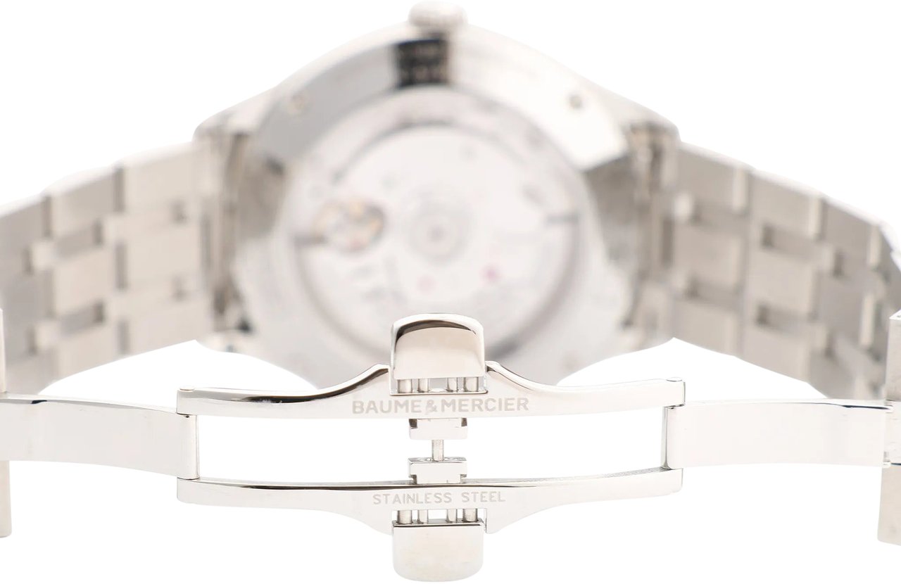 Baume & Mercier Baume & Mercier Clifton Vomatic M0A10505 6197815 SS AT Watch with White Dial Divers