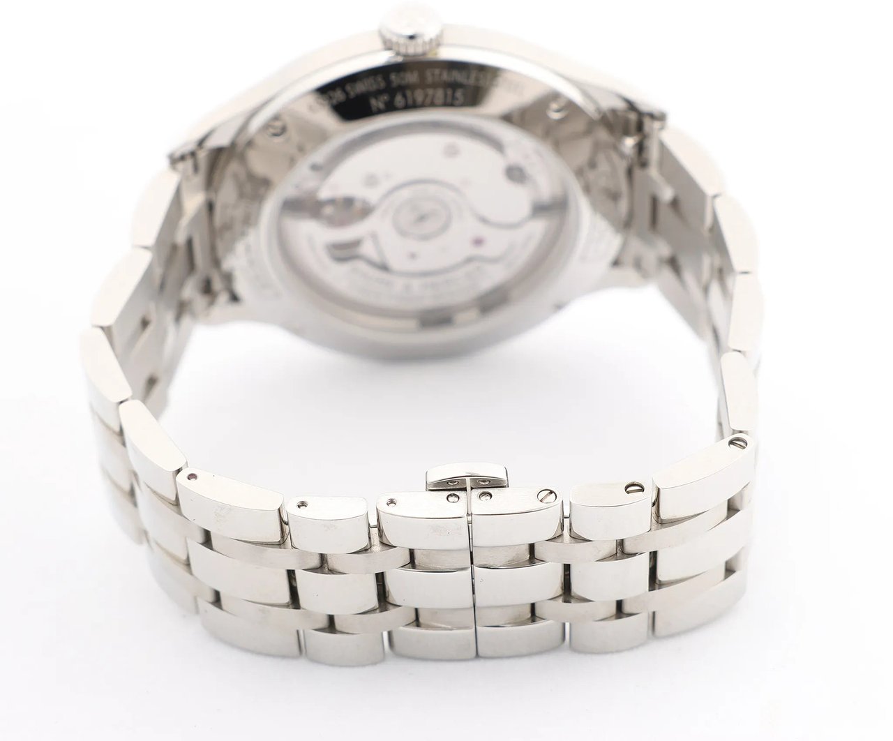 Baume & Mercier Clifton Vomatic M0A10505 6197815 SS AT Watch with White Dial Divers