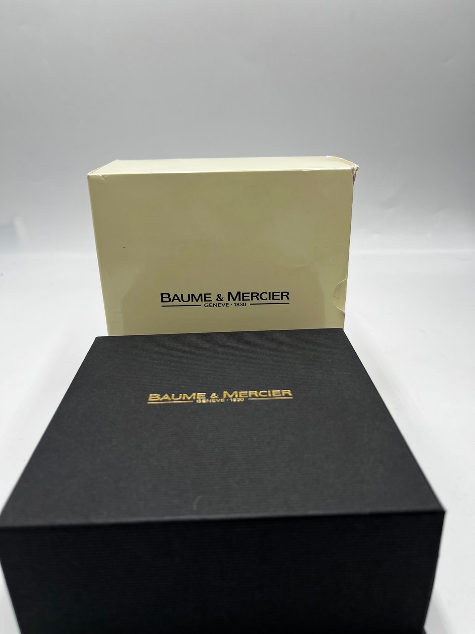 Baume & Mercier Hampton leather bracelet 2.5 cm wtach case Divers