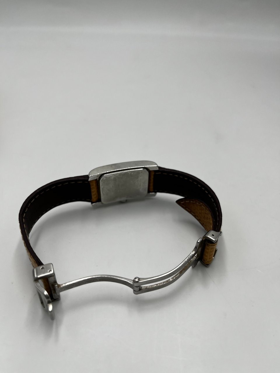 Baume & Mercier Hampton leather bracelet 2.5 cm wtach case Divers