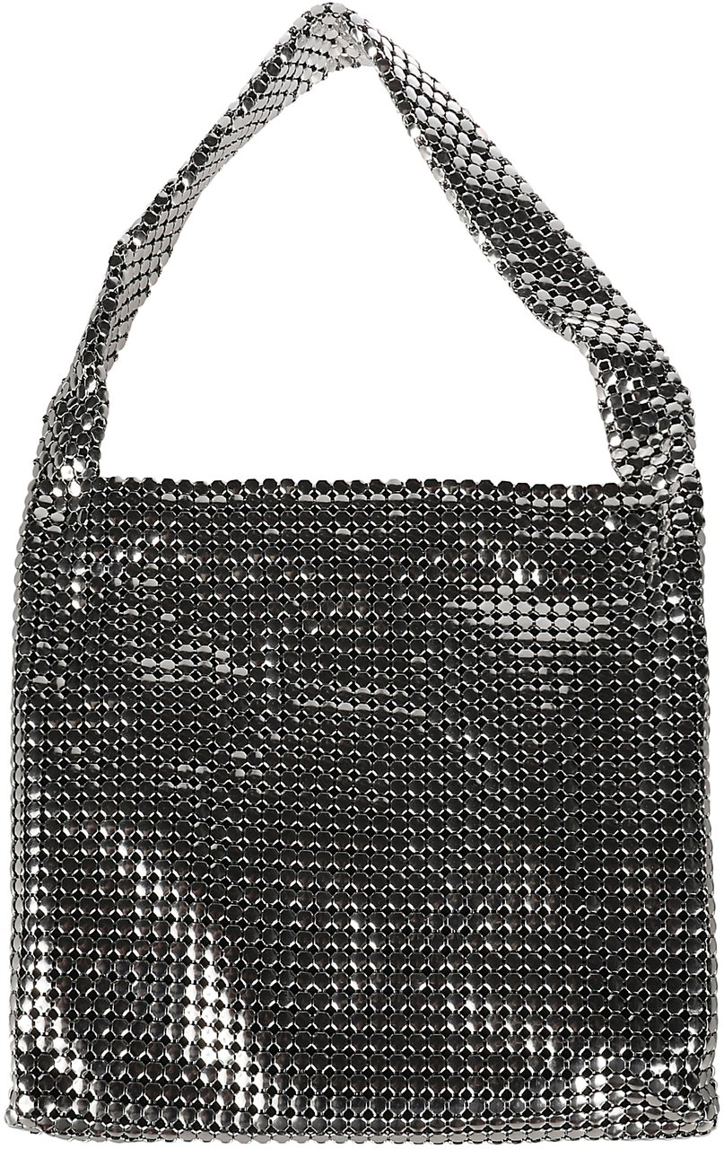 Rabanne Pixel Cabas Bag Metallic Metallic