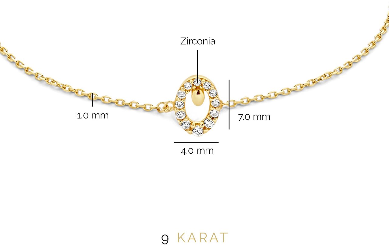 Beloro Jewels Monte Napoleone - Armband - Goud Goud
