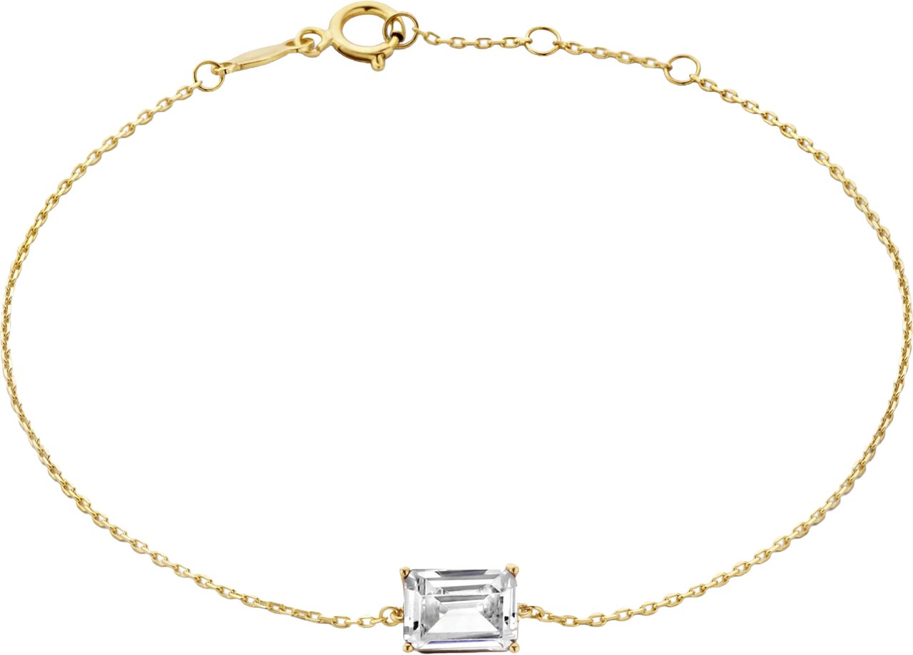 Beloro Jewels La Milano Colori - Armband - GoudWit Goud
