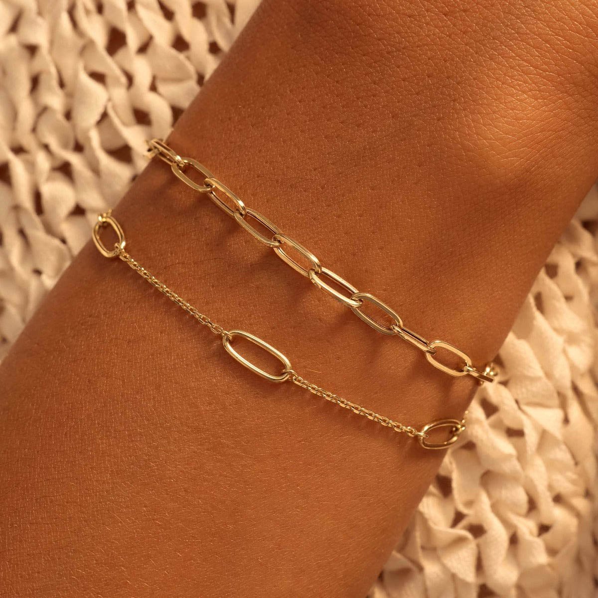 Beloro Jewels Della Spiga - Armband - Goud Goud