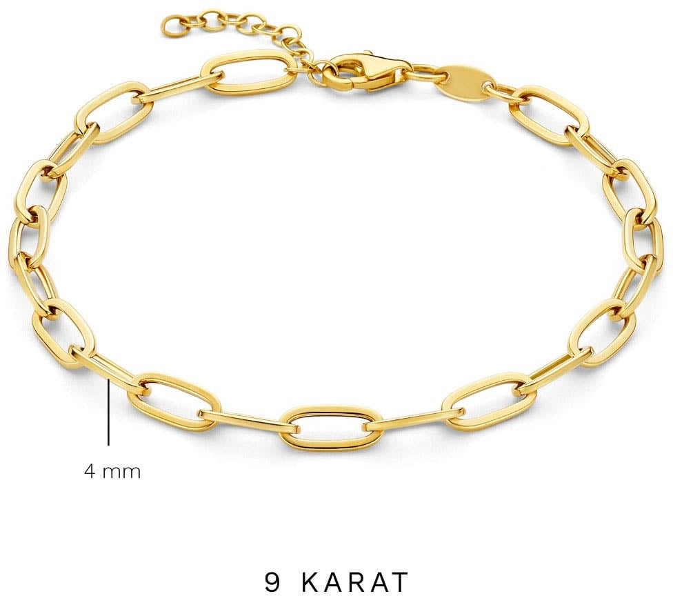 Beloro Jewels Della Spiga - Armband - Goud Goud