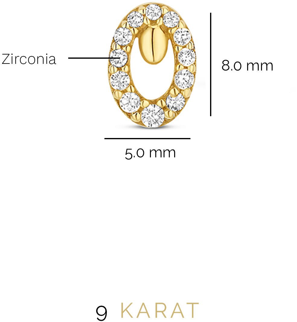 Beloro Jewels Monte Napoleone - Oorbellen - Goud Goud