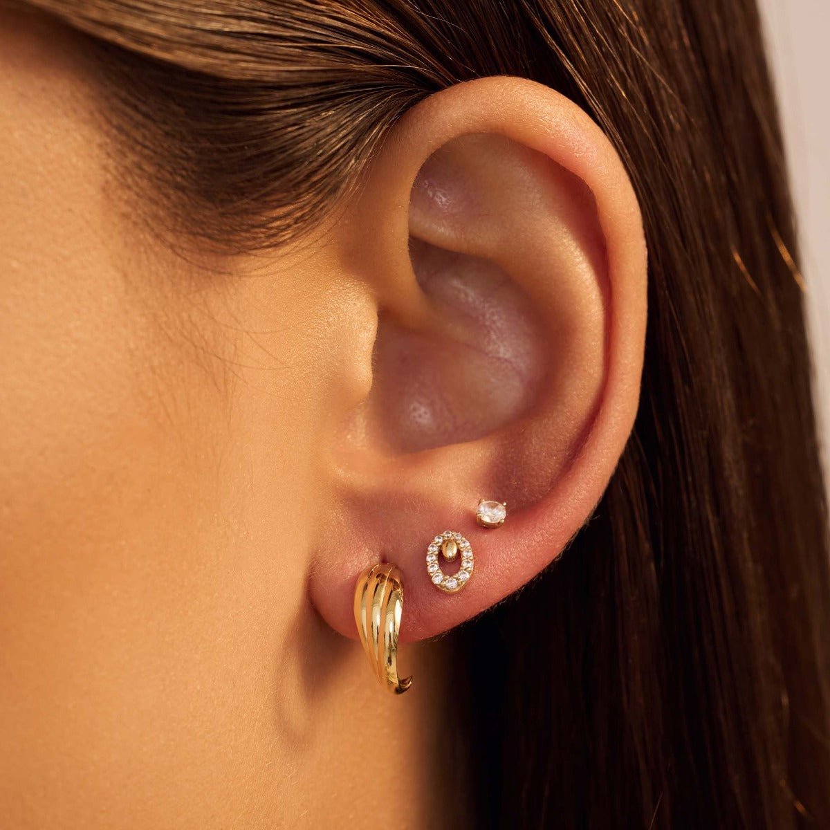 Beloro Jewels Monte Napoleone - Oorbellen - Goud Goud