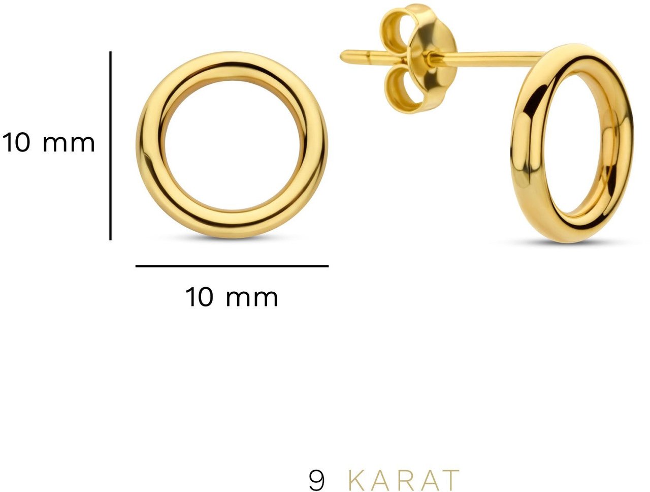 Beloro Jewels La Rinascente - Oorbellen - Goud Goud