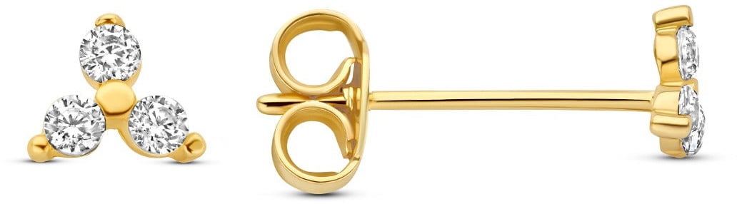 Beloro Jewels Mea - Oorbellen - Goud Goud