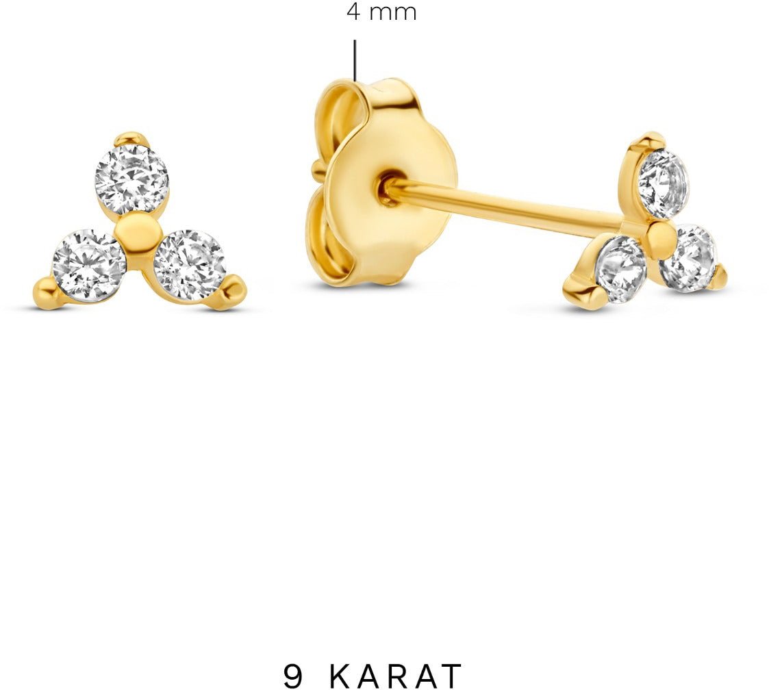 Beloro Jewels Mea - Oorbellen - Goud Goud