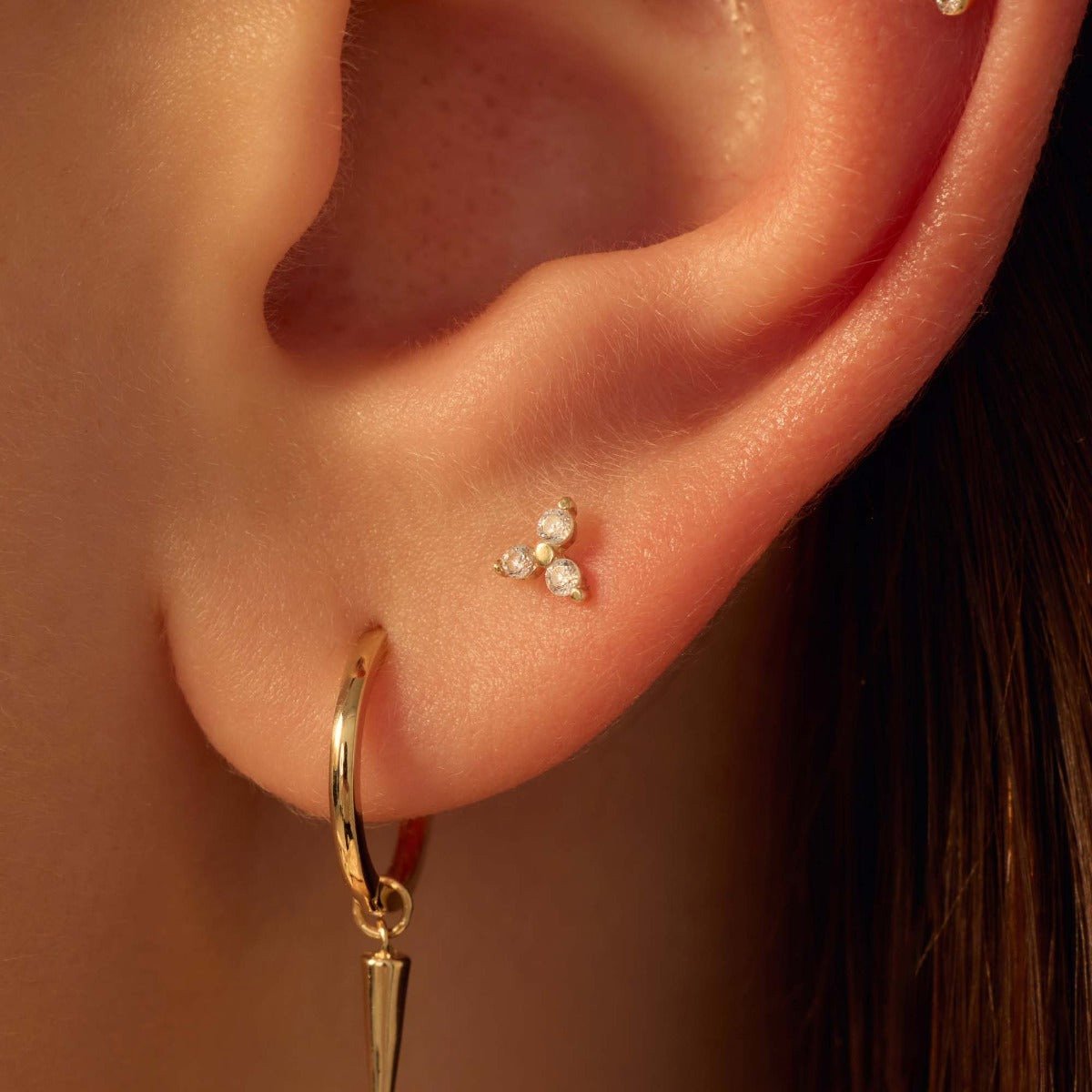 Beloro Jewels Mea - Oorbellen - Goud Goud