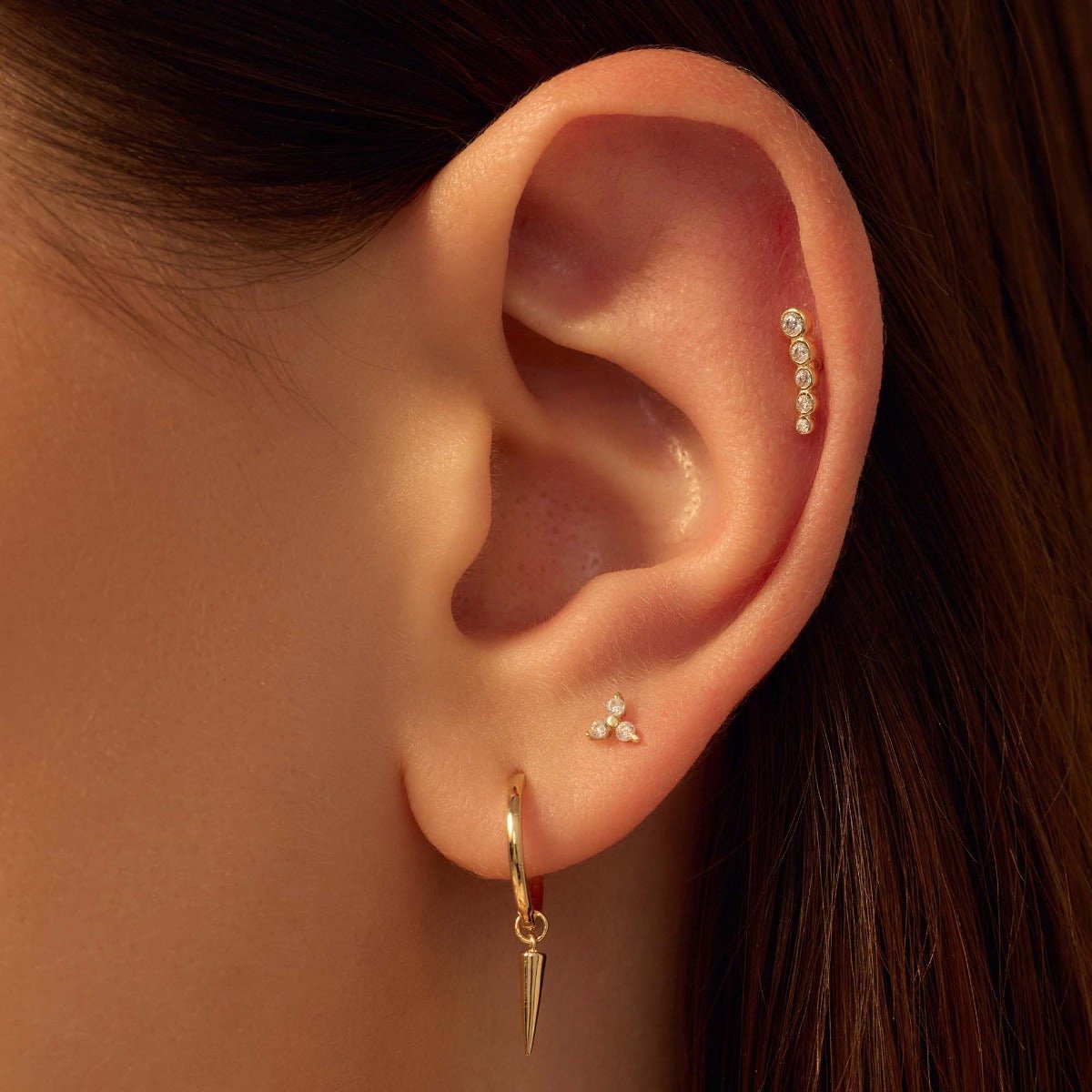 Beloro Jewels Mea - Oorbellen - Goud Goud