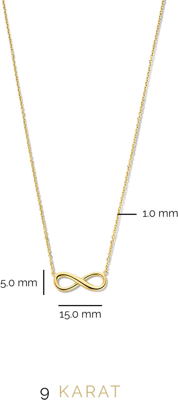 Beloro Jewels Della Spiga - Ketting - Goud Goud