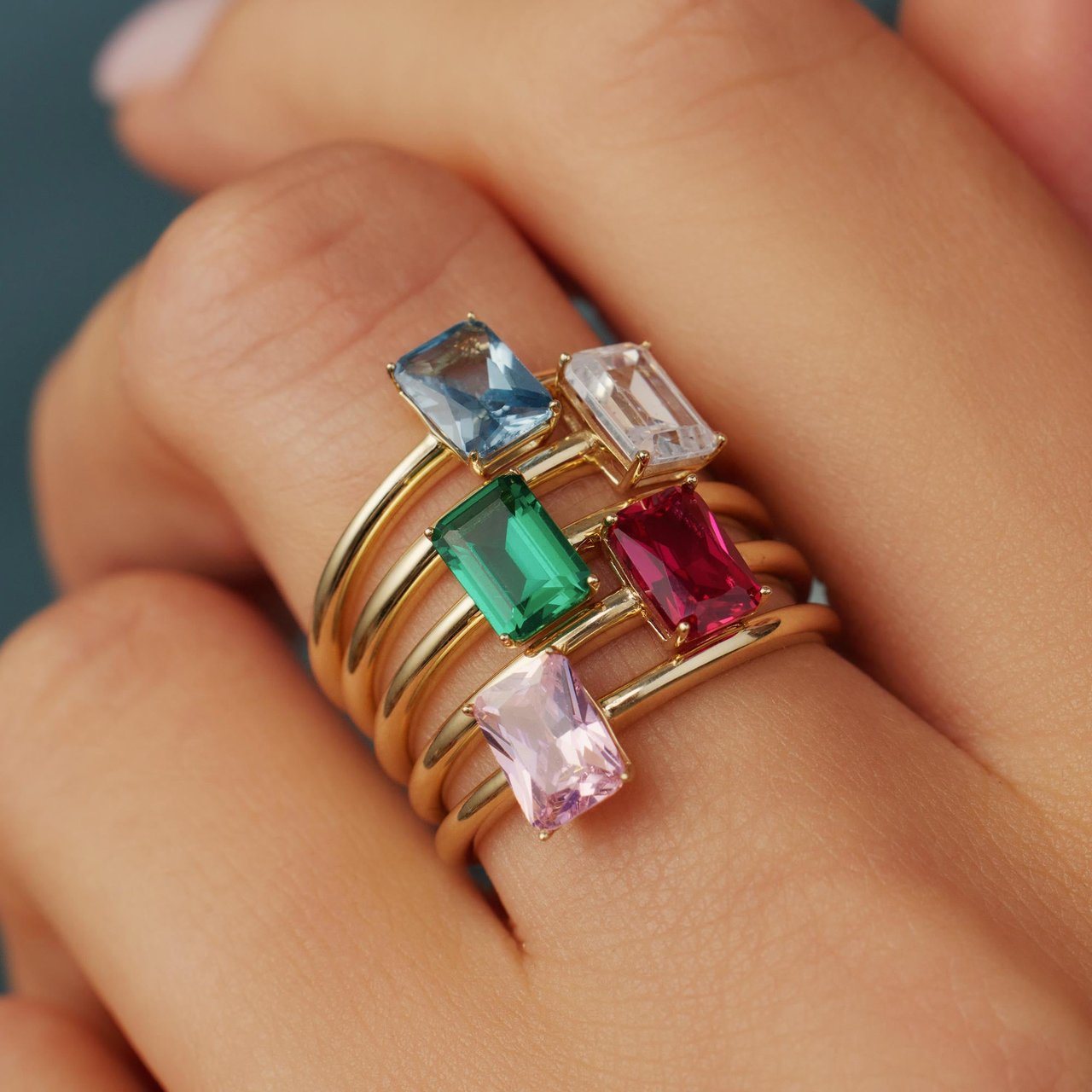 Beloro Jewels La Milano Colori - Ring - GoudWit Goud