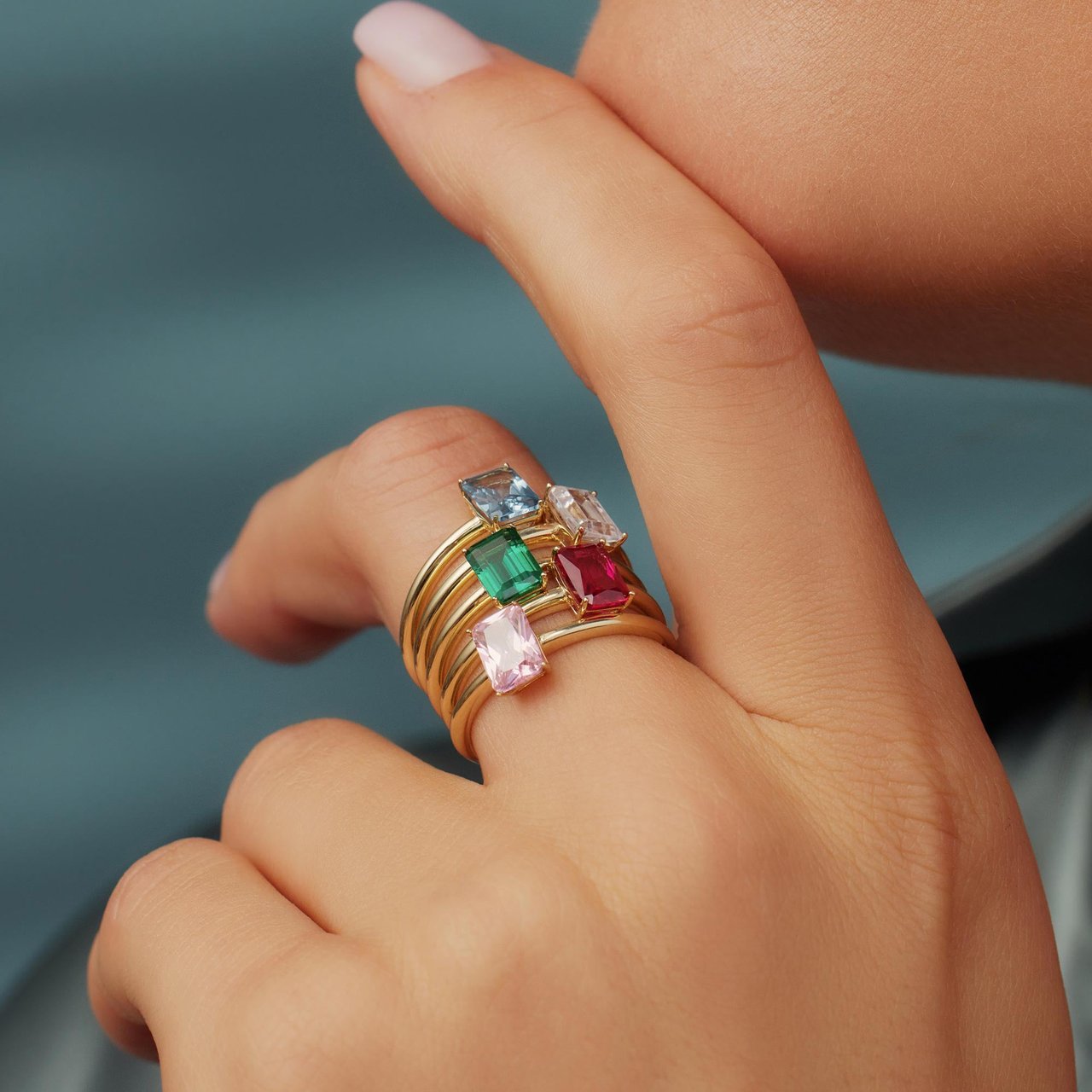 Beloro Jewels La Milano Colori - Ring - GoudWit Goud