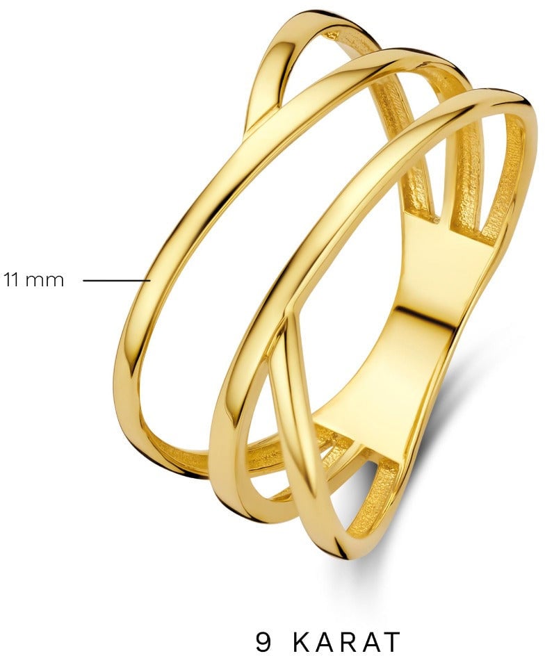 Beloro Jewels Della Spiga - Ring - Goud Goud