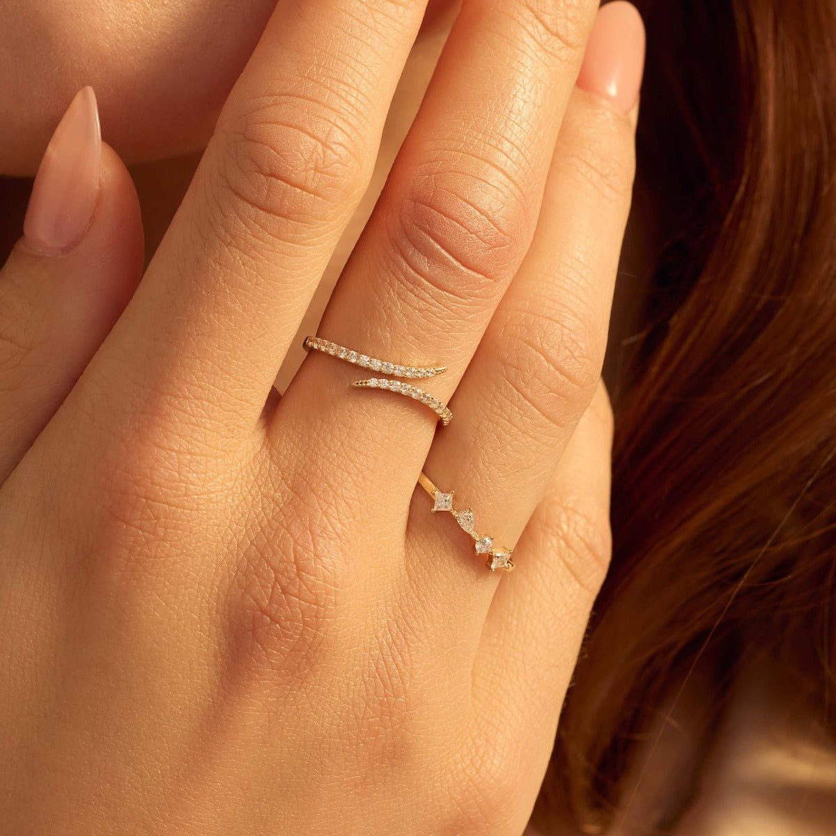 Beloro Jewels Mea - Ring - Goud Goud