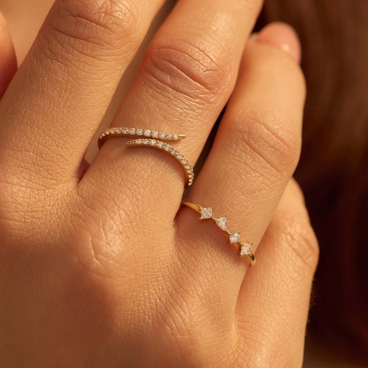 Beloro Jewels Mea - Ring - Goud Goud