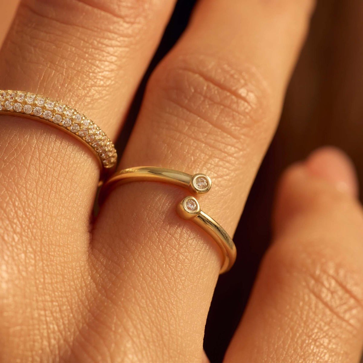 Beloro Jewels Stella - Ring - Goud Goud