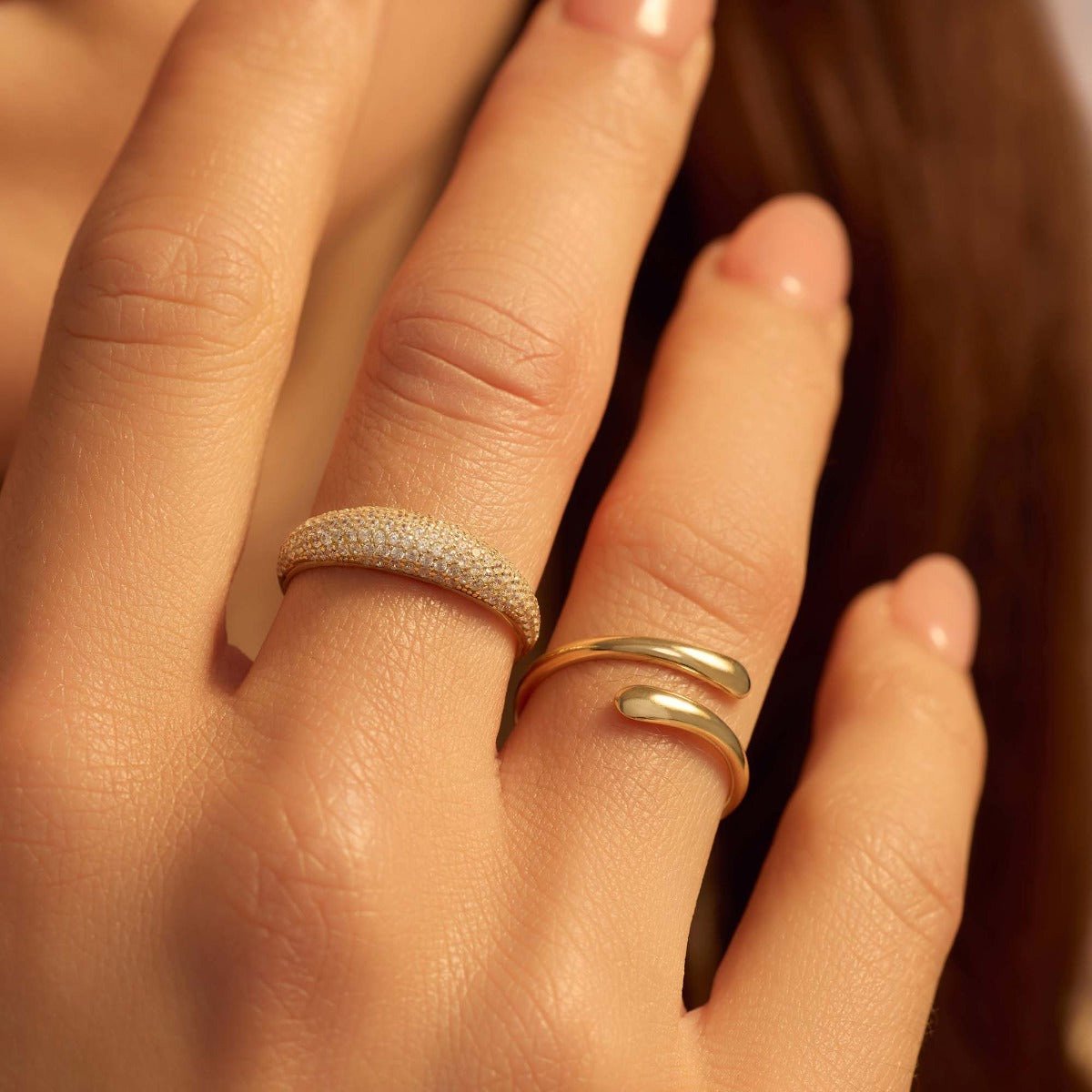 Beloro Jewels Rosella - Ring - Goud Goud