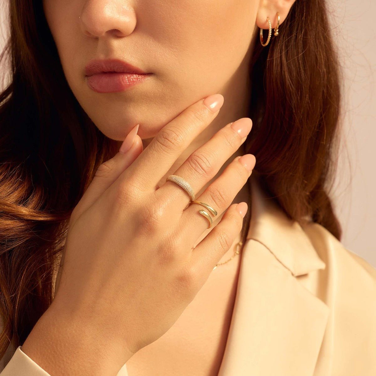 Beloro Jewels Rosella - Ring - Goud Goud