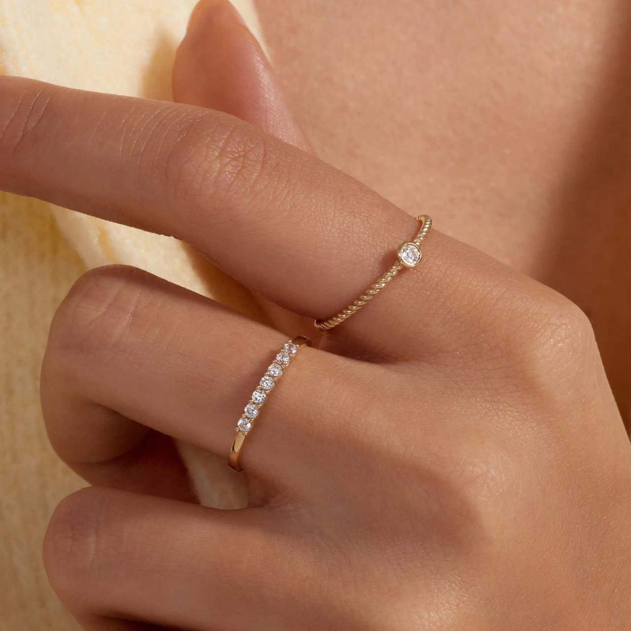 Beloro Jewels Stella - Ring - Goud Goud