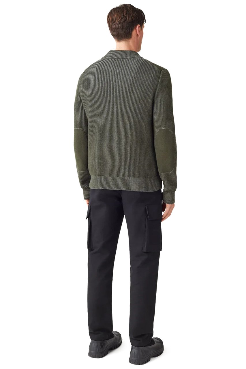 Belstaff Stanley Wool-Cotton Turtleneck Sweater Grijs