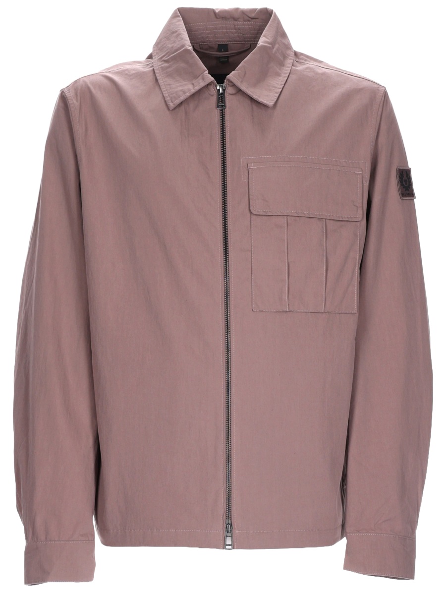 Belstaff Cargo Polyamide Lightweight Overshirt Jacket Neutraal
