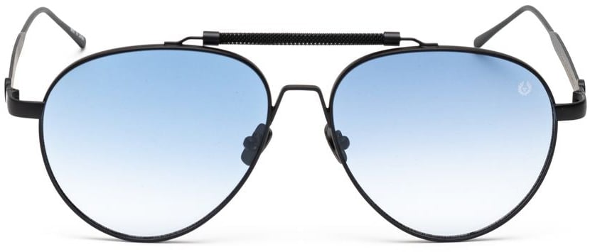 Belstaff Black Stainless Steel Sunglasses Zwart
