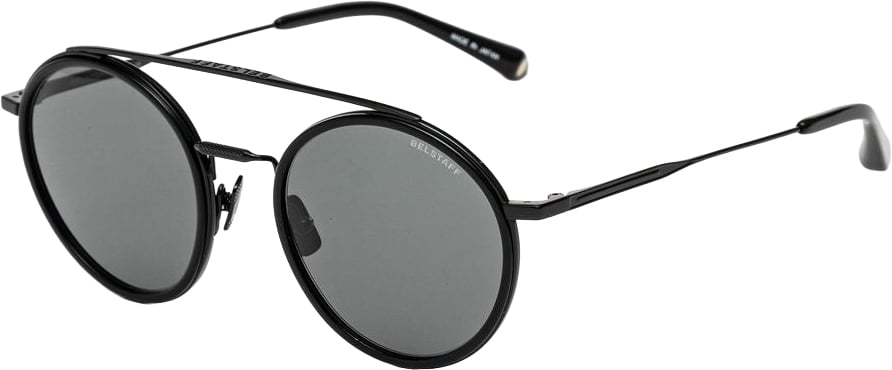 Belstaff Black Titanium Sunglasses Zwart