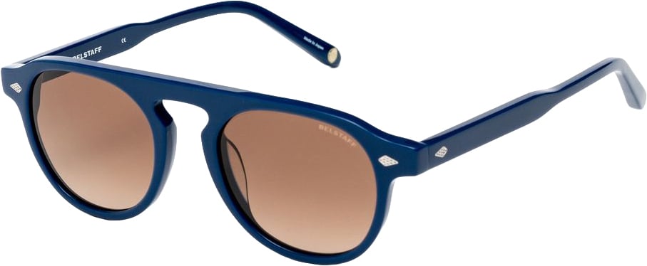 Belstaff Blue Acetate Sunglasses Blauw