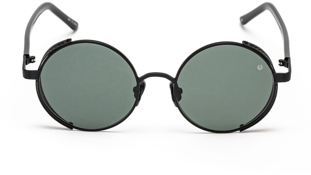 Belstaff Black Stainless Steel Sunglasses Zwart