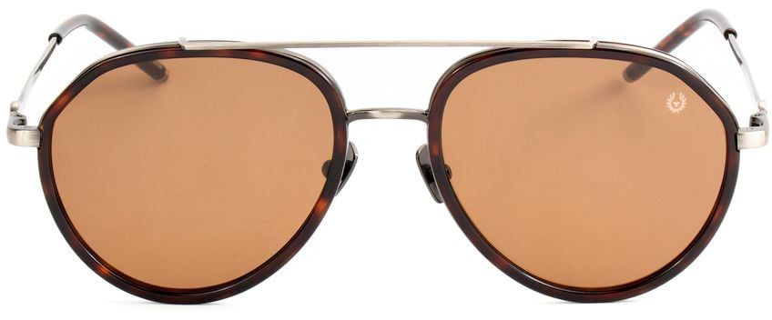 Belstaff Brown Stainless Steel Sunglasses Bruin