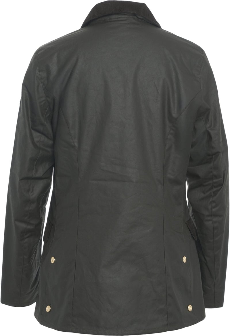 Belstaff Waxed Jacket 'Burghley' Zwart