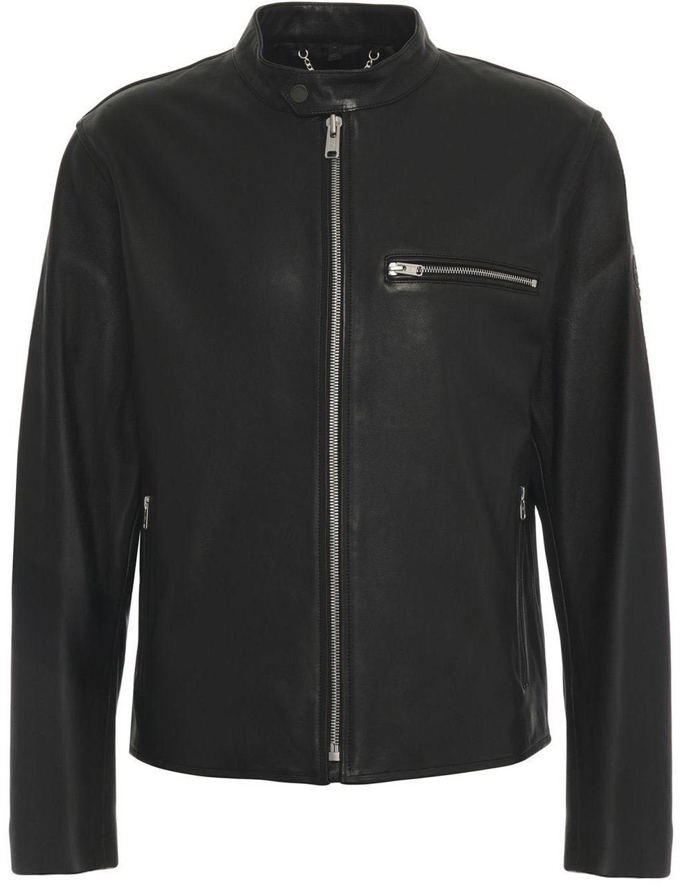Belstaff Leather jacket 'Track Racer' Zwart